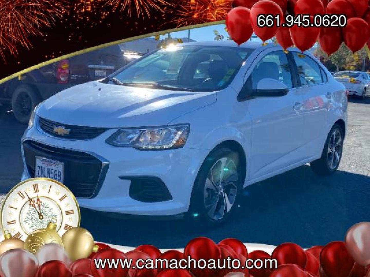 2017 SUMMIT WHITE Chevrolet Sonic (1G1JF5SB5H4) with an 4-Cyl Turbo 1.4 Liter engine, Automatic 6-Spd transmission, located at 412 Auto Vista Drive, Palmdale, CA, 93551, (661) 945-0620, 34.592636, -118.136681 - Photo#18