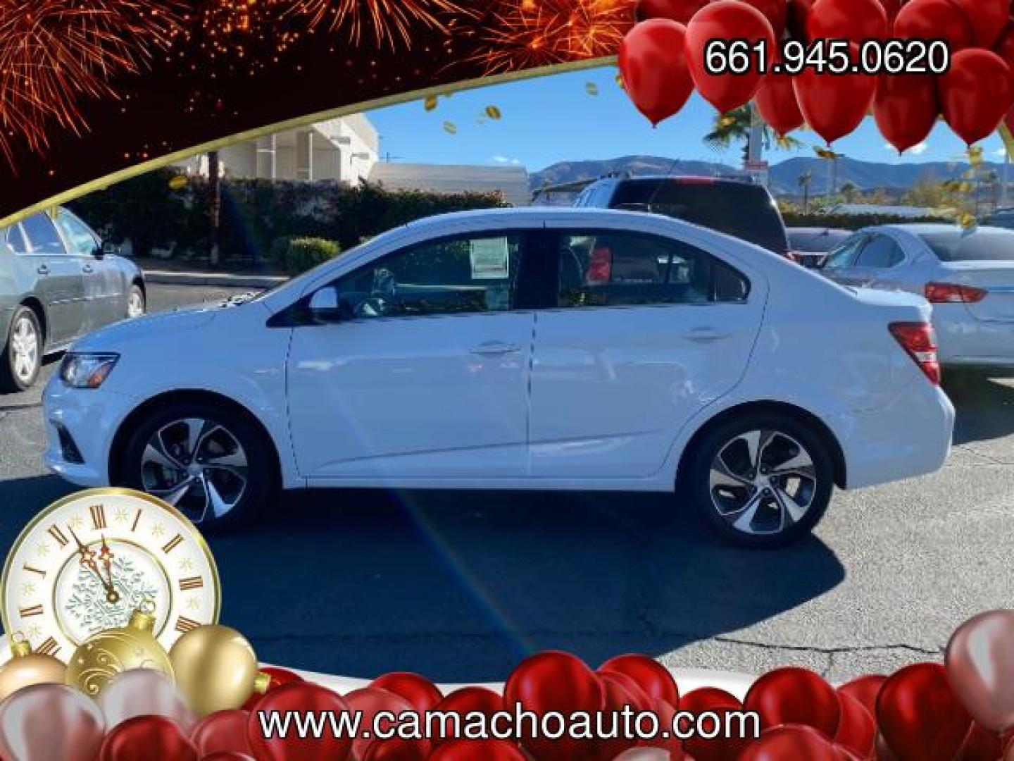 2017 SUMMIT WHITE Chevrolet Sonic (1G1JF5SB5H4) with an 4-Cyl Turbo 1.4 Liter engine, Automatic 6-Spd transmission, located at 412 Auto Vista Drive, Palmdale, CA, 93551, (661) 945-0620, 34.592636, -118.136681 - Photo#19