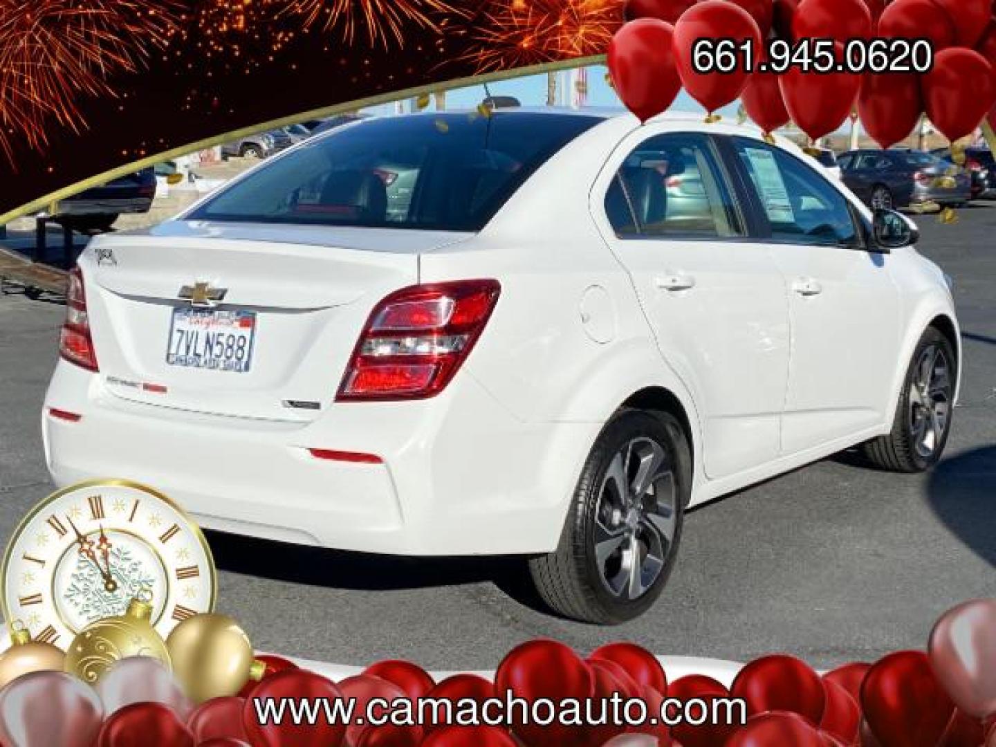 2017 SUMMIT WHITE Chevrolet Sonic (1G1JF5SB5H4) with an 4-Cyl Turbo 1.4 Liter engine, Automatic 6-Spd transmission, located at 412 Auto Vista Drive, Palmdale, CA, 93551, (661) 945-0620, 34.592636, -118.136681 - Photo#22