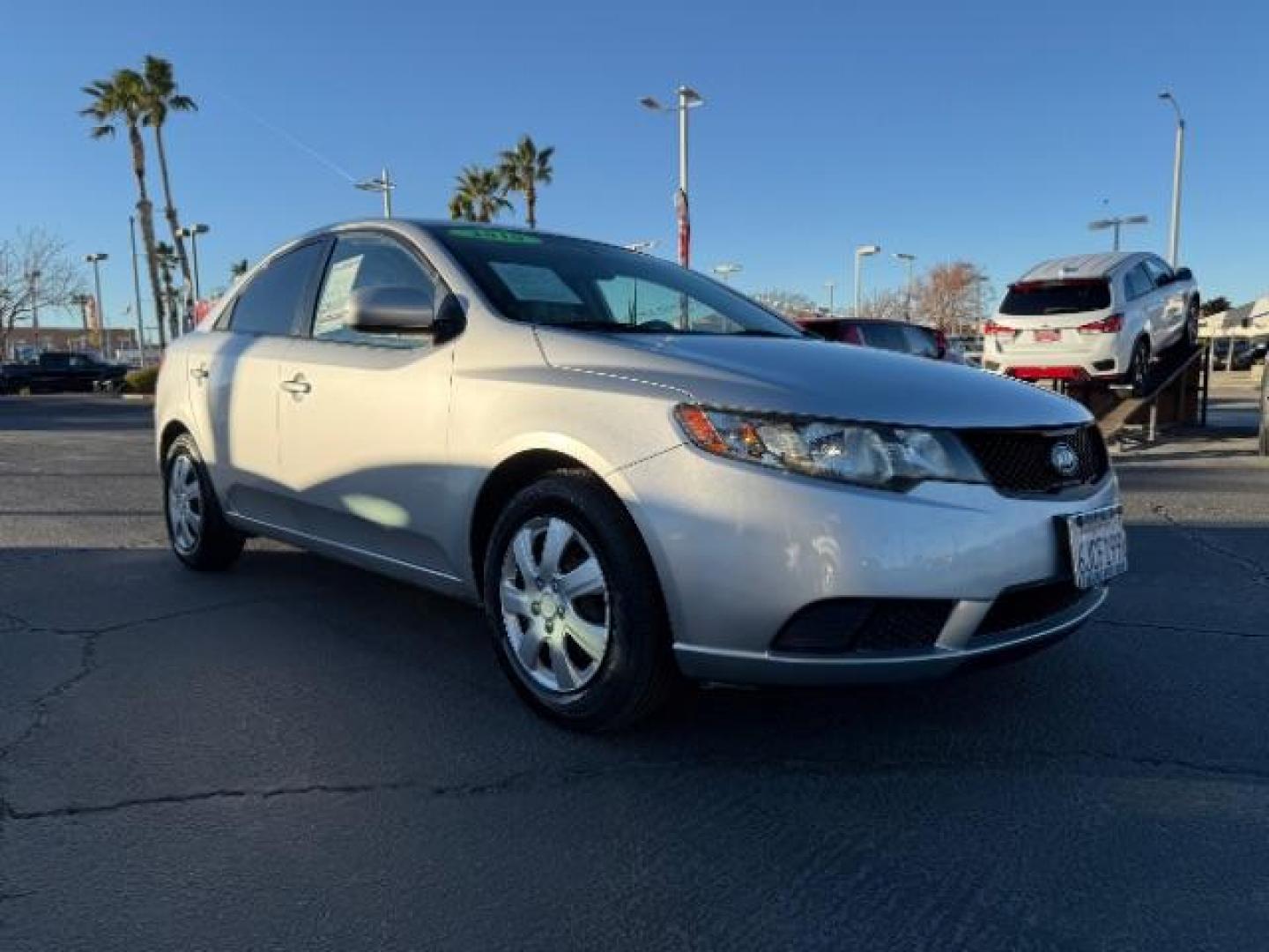 2010 SILVER Kia Forte (KNAFT4A28A5) with an 4-Cyl 2.0 Liter engine, Automatic 4-Spd w/Overdrive transmission, located at 412 Auto Vista Drive, Palmdale, CA, 93551, (661) 945-0620, 34.592636, -118.136681 - Photo#0