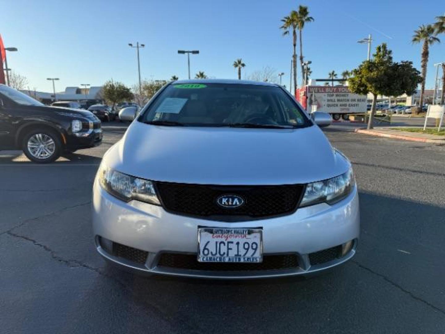 2010 SILVER Kia Forte (KNAFT4A28A5) with an 4-Cyl 2.0 Liter engine, Automatic 4-Spd w/Overdrive transmission, located at 412 Auto Vista Drive, Palmdale, CA, 93551, (661) 945-0620, 34.592636, -118.136681 - Photo#1