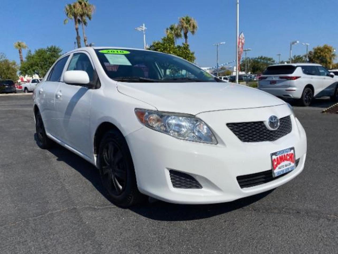 2010 WHITE Toyota Corolla (1NXBU4EE1AZ) with an 4-Cyl 1.8 Liter engine, Automatic 4-Spd w/Overdrive transmission, located at 412 Auto Vista Drive, Palmdale, CA, 93551, (661) 945-0620, 34.592636, -118.136681 - Photo#1