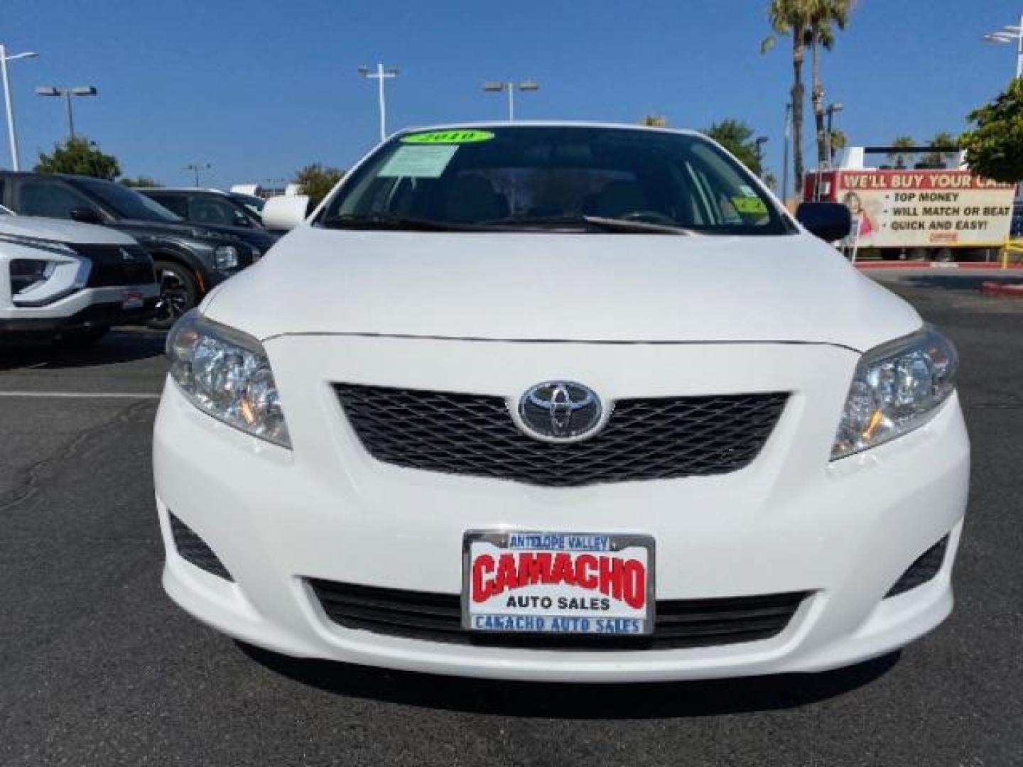 2010 WHITE Toyota Corolla (1NXBU4EE1AZ) with an 4-Cyl 1.8 Liter engine, Automatic 4-Spd w/Overdrive transmission, located at 412 Auto Vista Drive, Palmdale, CA, 93551, (661) 945-0620, 34.592636, -118.136681 - Photo#2