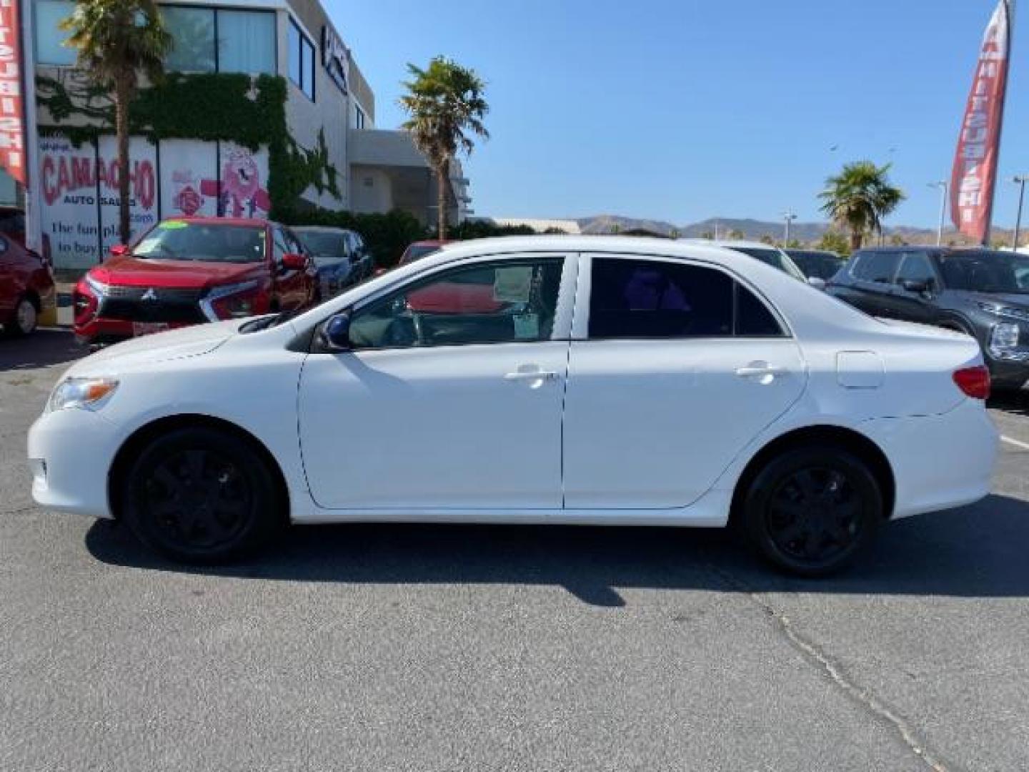 2010 WHITE Toyota Corolla (1NXBU4EE1AZ) with an 4-Cyl 1.8 Liter engine, Automatic 4-Spd w/Overdrive transmission, located at 412 Auto Vista Drive, Palmdale, CA, 93551, (661) 945-0620, 34.592636, -118.136681 - Photo#4