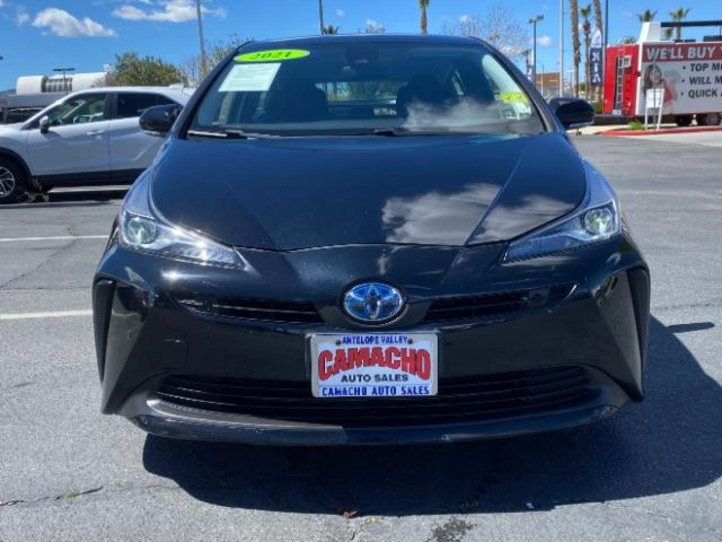 2021 BLACK Toyota Prius (JTDKAMFU1M3) with an 4-Cyl Hybrid 1.8 Liter engine, Automatic ECVT transmission, located at 412 Auto Vista Drive, Palmdale, CA, 93551, (661) 945-0620, 34.592636, -118.136681 - Photo#0