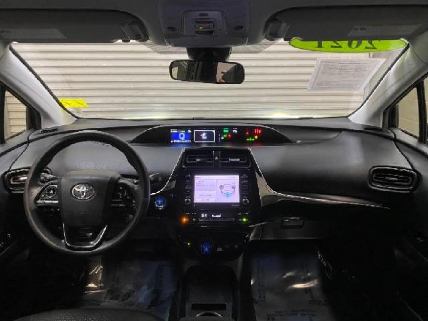 2021 BLACK Toyota Prius (JTDKAMFU1M3) with an 4-Cyl Hybrid 1.8 Liter engine, Automatic ECVT transmission, located at 412 Auto Vista Drive, Palmdale, CA, 93551, (661) 945-0620, 34.592636, -118.136681 - Photo#8