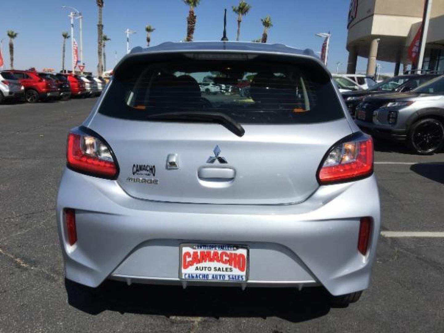 2021 SILVER Mitsubishi Mirage (ML32AUHJ9MH) with an 3-Cyl 1.2 Liter engine, Automatic CVT transmission, located at 412 Auto Vista Drive, Palmdale, CA, 93551, (661) 945-0620, 34.592636, -118.136681 - Photo#4