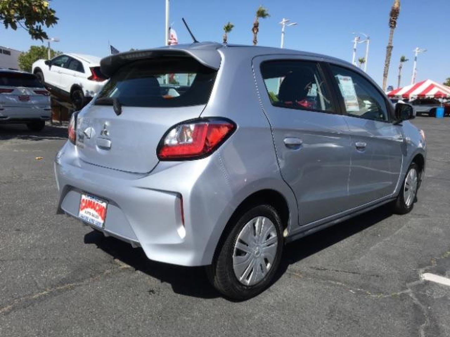 2021 SILVER Mitsubishi Mirage (ML32AUHJ9MH) with an 3-Cyl 1.2 Liter engine, Automatic CVT transmission, located at 412 Auto Vista Drive, Palmdale, CA, 93551, (661) 945-0620, 34.592636, -118.136681 - Photo#5