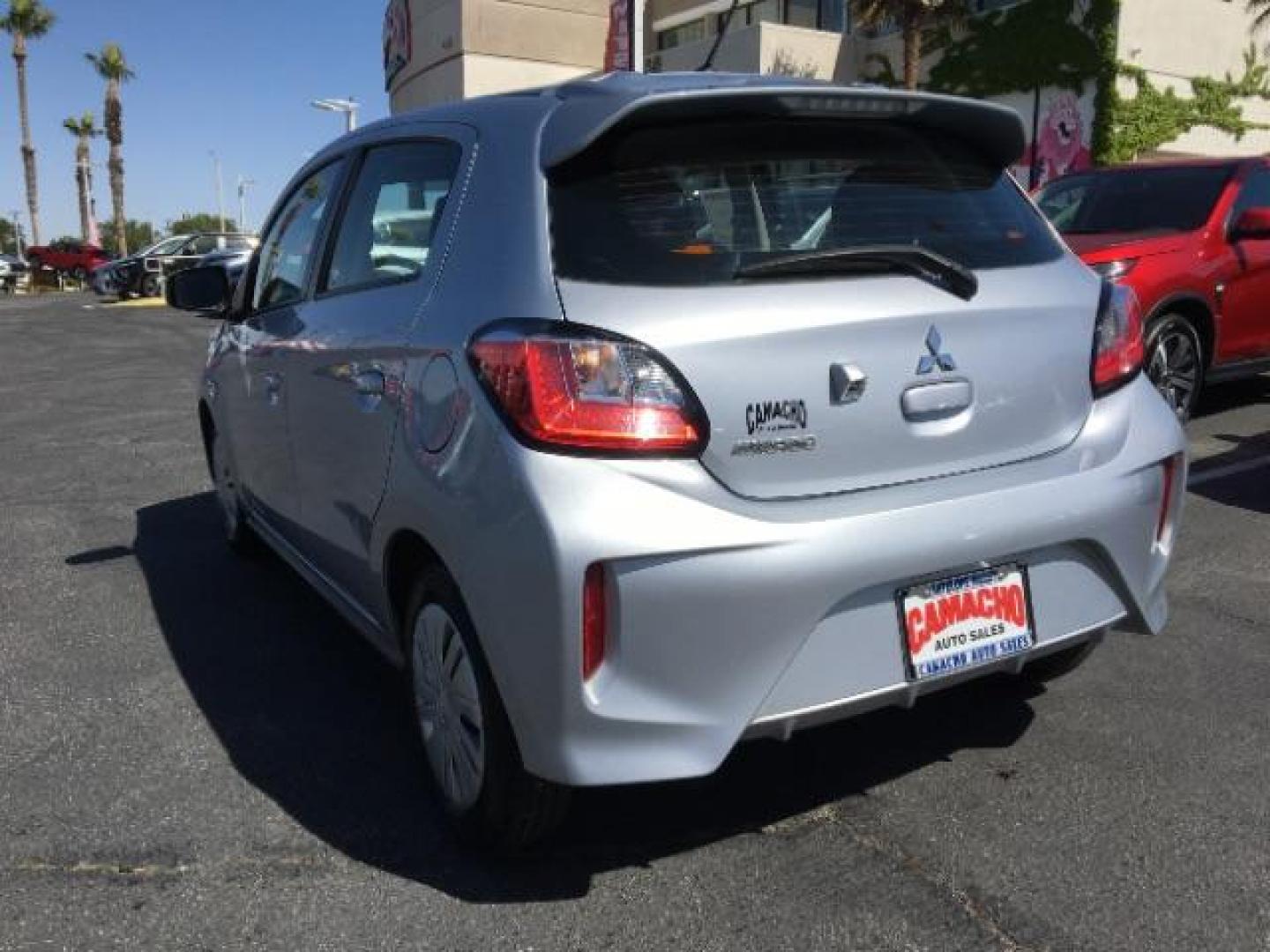 2021 SILVER Mitsubishi Mirage (ML32AUHJ9MH) with an 3-Cyl 1.2 Liter engine, Automatic CVT transmission, located at 412 Auto Vista Drive, Palmdale, CA, 93551, (661) 945-0620, 34.592636, -118.136681 - Photo#6