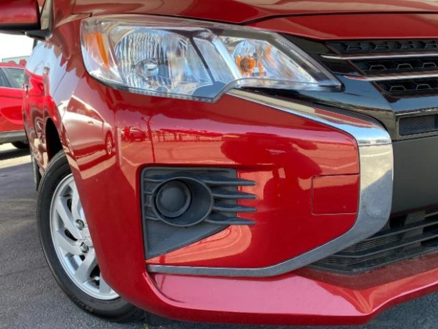 2021 RED Mitsubishi Mirage (ML32AUHJ2MH) with an 3-Cyl 1.2 Liter engine, Automatic CVT transmission, located at 412 Auto Vista Drive, Palmdale, CA, 93551, (661) 945-0620, 34.592636, -118.136681 - Photo#9