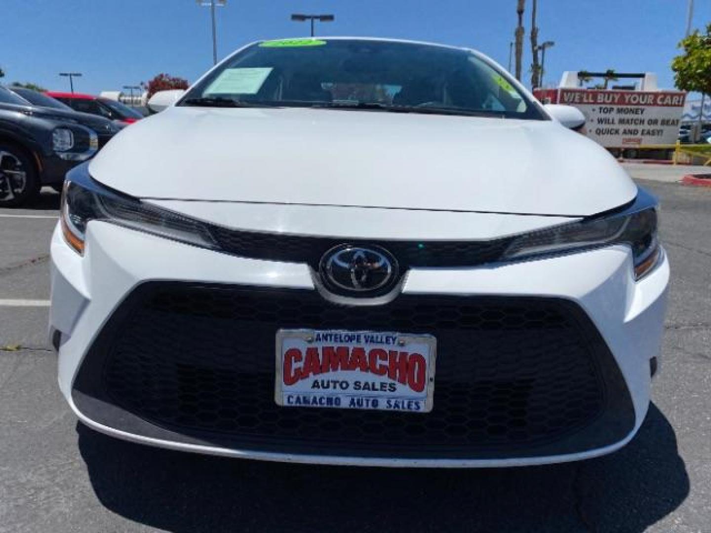 2022 WHITE Toyota Corolla (5YFEPMAE3NP) with an 4-Cyl 1.8 Liter engine, Automatic CVTi-S transmission, located at 412 Auto Vista Drive, Palmdale, CA, 93551, (661) 945-0620, 34.592636, -118.136681 - Photo#1