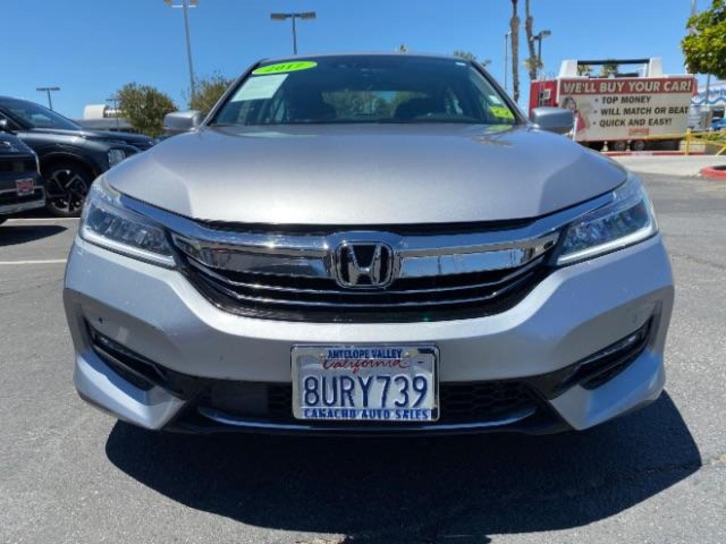 2017 SILVER Honda Accord Hybrid (JHMCR6F71HC) with an 4-Cyl Hybrid VTEC 2.0L engine, Automatic CVT transmission, located at 412 Auto Vista Drive, Palmdale, CA, 93551, (661) 945-0620, 34.592636, -118.136681 - Photo#2