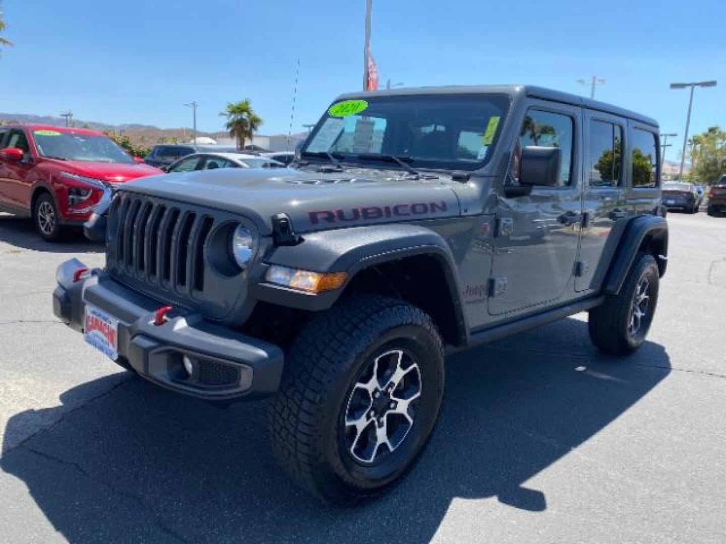 2020 GRAY Jeep Wrangler Unlimited (1C4HJXFN1LW) with an 4-Cyl Turbo 2.0 Liter engine, Automatic transmission, located at 412 Auto Vista Drive, Palmdale, CA, 93551, (661) 945-0620, 34.592636, -118.136681 - Photo#2