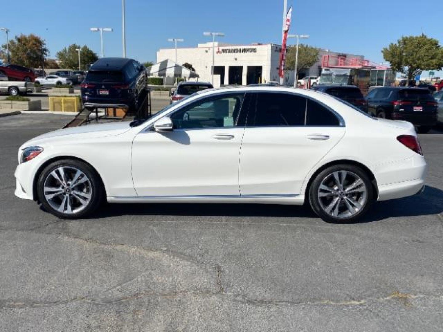 2021 WHITE Mercedes-Benz C-Class (W1KWF8DB2MR) with an 4-Cyl Turbo 2.0 Liter engine, Automatic 9-Spd 9G-Tronic transmission, located at 412 Auto Vista Drive, Palmdale, CA, 93551, (661) 945-0620, 34.592636, -118.136681 - Photo#3