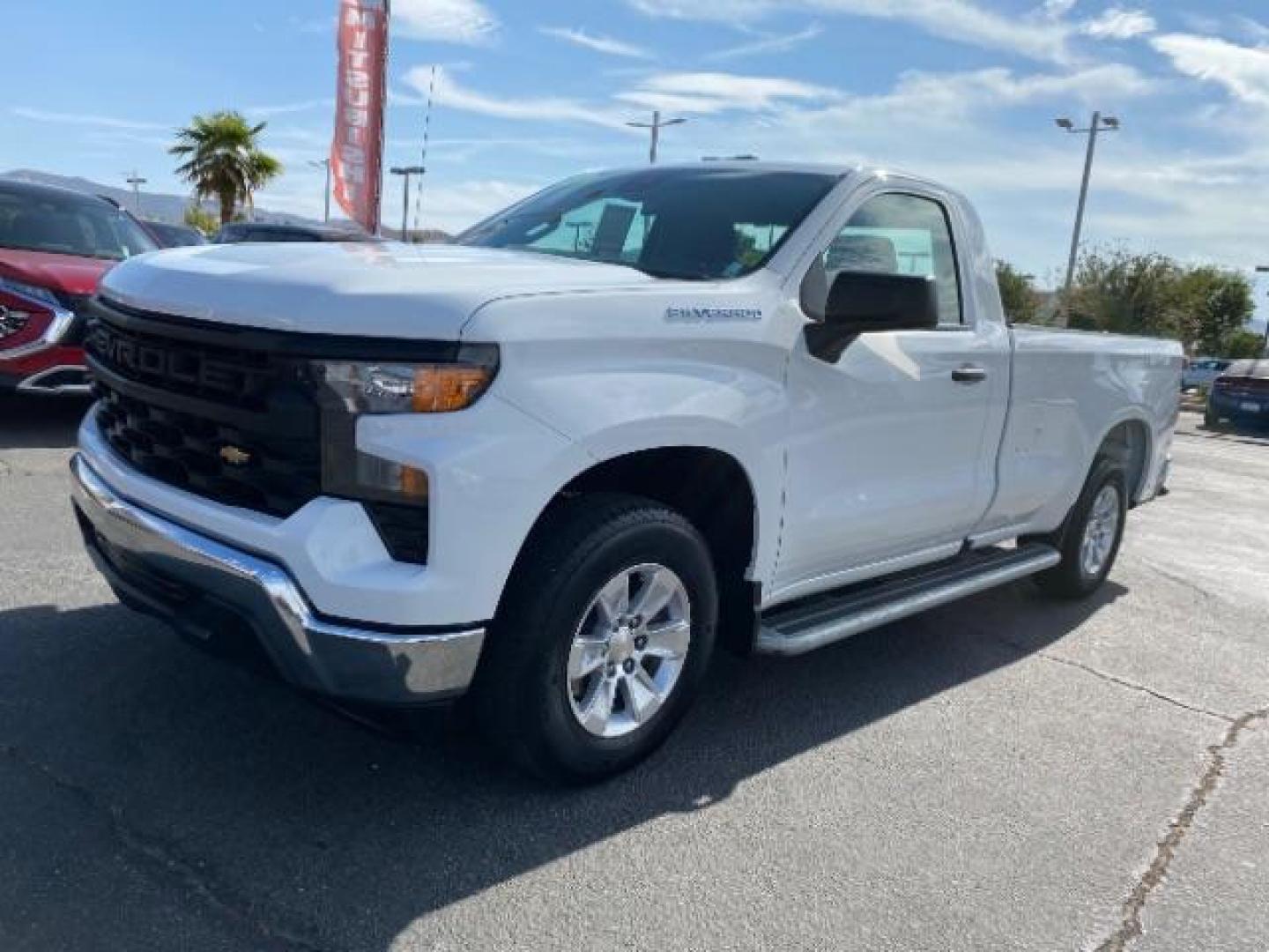 2023 WHITE Chevrolet Silverado 1500 2WD (3GCNAAED6PG) with an 8-Cyl 5.3 Liter engine, Automatic transmission, located at 412 Auto Vista Drive, Palmdale, CA, 93551, (661) 945-0620, 34.592636, -118.136681 - Photo#2