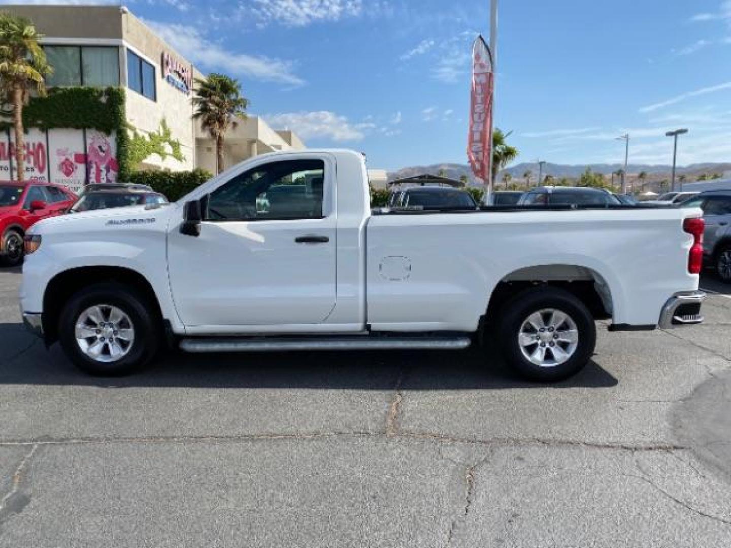 2023 WHITE Chevrolet Silverado 1500 2WD (3GCNAAED6PG) with an 8-Cyl 5.3 Liter engine, Automatic transmission, located at 412 Auto Vista Drive, Palmdale, CA, 93551, (661) 945-0620, 34.592636, -118.136681 - Photo#3