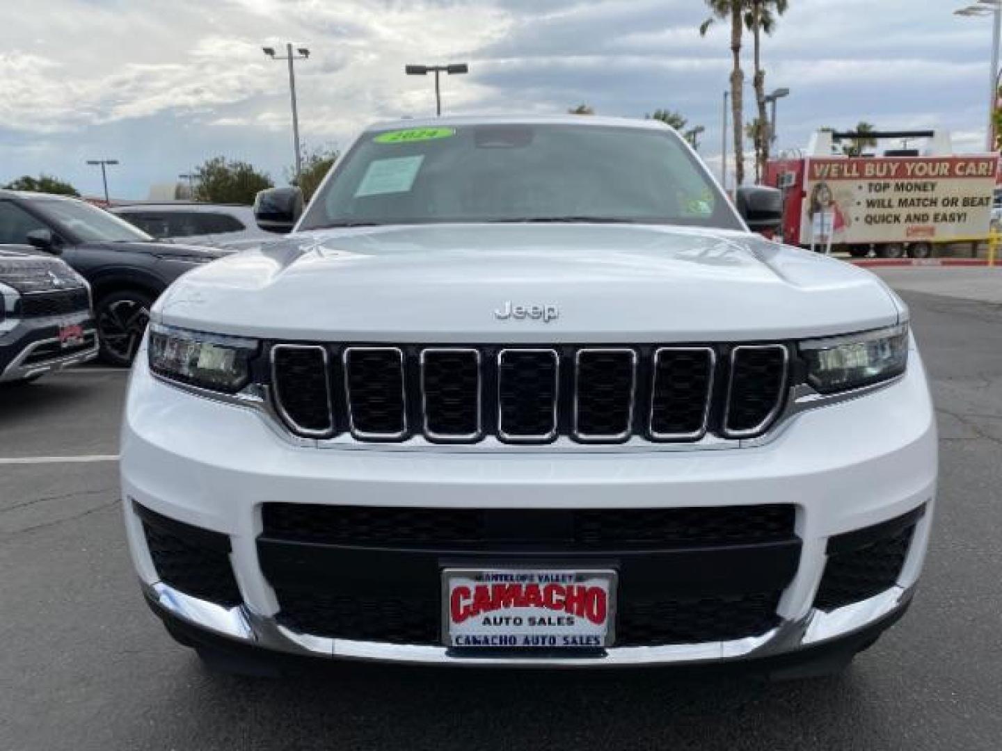 2024 WHITE Jeep Grand Cherokee L (1C4RJJAG4R8) with an V6 VVT 3.6 Liter engine, Automatic 8-Spd transmission, located at 412 Auto Vista Drive, Palmdale, CA, 93551, (661) 945-0620, 34.592636, -118.136681 - Photo#1