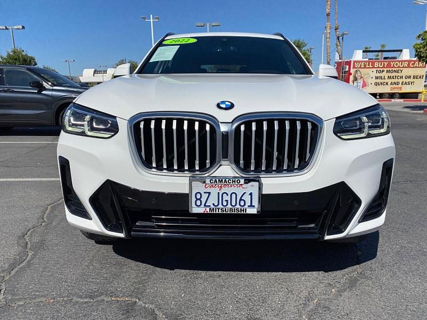 2022 WHITE BMW X3 (5UX43DP0XN9) with an 4-Cyl Turbo 2.0 Liter engine, Automatic 8-Spd Sport w/Sport transmission, located at 412 Auto Vista Drive, Palmdale, CA, 93551, (661) 945-0620, 34.592636, -118.136681 - Photo#1