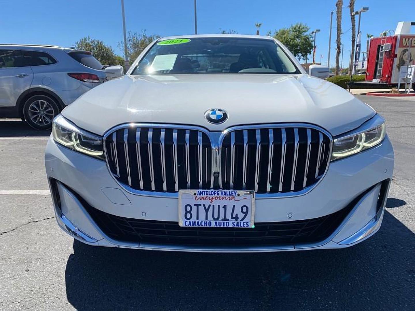 2021 WHITE BMW 7 Series (WBA7T2C04MC) with an 6-Cyl Turbo 3.0 Liter engine, Automatic 8-Spd Sport w/Steptronic transmission, located at 412 Auto Vista Drive, Palmdale, CA, 93551, (661) 945-0620, 34.592636, -118.136681 - For 44 years, our family-owned and operated business has proudly served the community, becoming one of the largest independent used car and new car dealers in Southern California, thanks to the trust and support of our customers. Recognized as AV and rsquo;s Best Used Car Dealer for 25 years (1998-2 - Photo#1