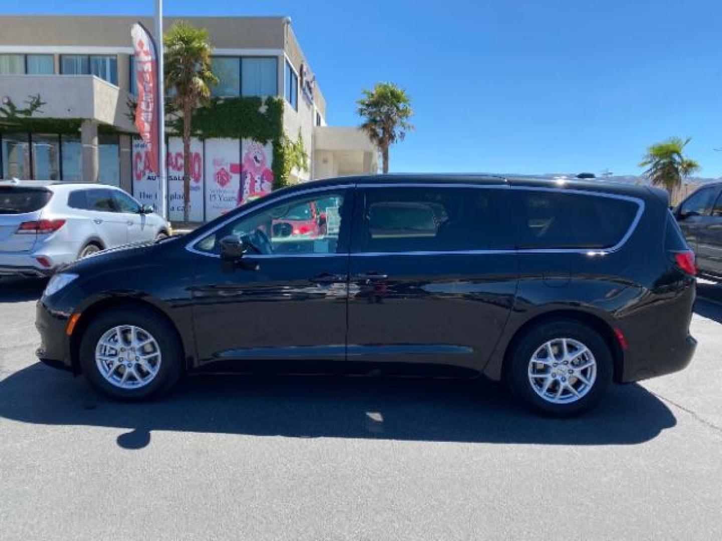 2023 BLACK Chrysler Voyager (2C4RC1CG1PR) with an V6 3.6 Liter engine, Automatic 9-Spd transmission, located at 412 Auto Vista Drive, Palmdale, CA, 93551, (661) 945-0620, 34.592636, -118.136681 - Photo#5