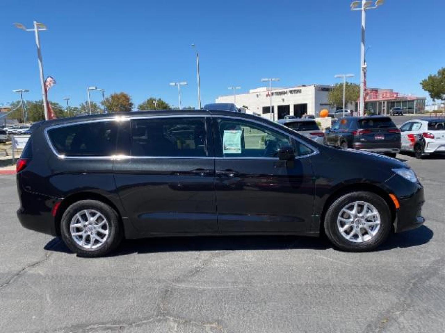 2023 BLACK Chrysler Voyager (2C4RC1CG1PR) with an V6 3.6 Liter engine, Automatic 9-Spd transmission, located at 412 Auto Vista Drive, Palmdale, CA, 93551, (661) 945-0620, 34.592636, -118.136681 - Photo#6