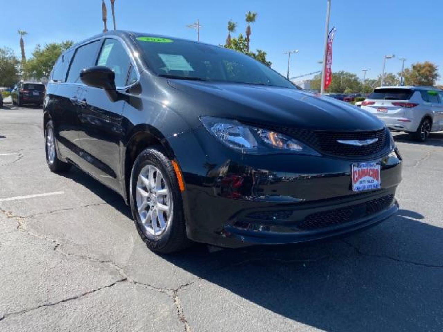 2023 BLACK Chrysler Voyager (2C4RC1CG5PR) with an V6 3.6 Liter engine, Automatic 9-Spd transmission, located at 412 Auto Vista Drive, Palmdale, CA, 93551, (661) 945-0620, 34.592636, -118.136681 - Photo#0