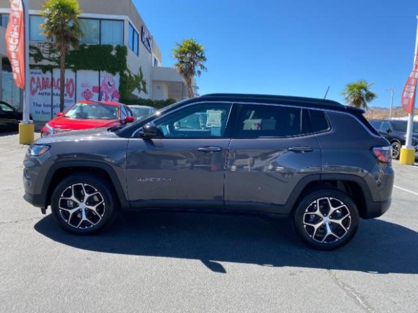 2024 GRAY Jeep Compass (3C4NJDCN8RT) with an 4-Cyl Turbo 2.0 Liter engine, Automatic 8-Spd transmission, located at 412 Auto Vista Drive, Palmdale, CA, 93551, (661) 945-0620, 34.592636, -118.136681 - Photo#7