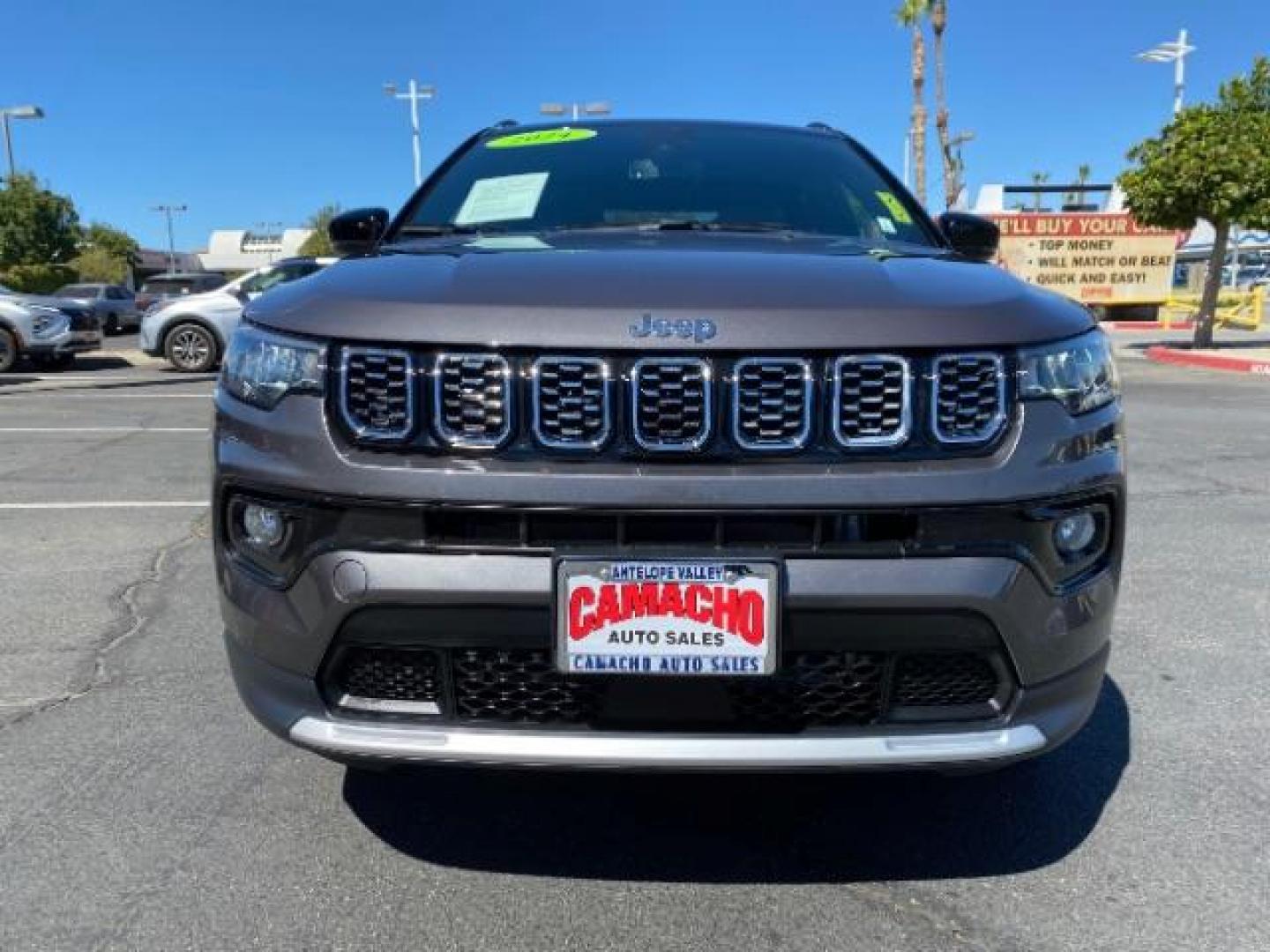 2024 GRAY Jeep Compass (3C4NJDCN8RT) with an 4-Cyl Turbo 2.0 Liter engine, Automatic 8-Spd transmission, located at 412 Auto Vista Drive, Palmdale, CA, 93551, (661) 945-0620, 34.592636, -118.136681 - Photo#1