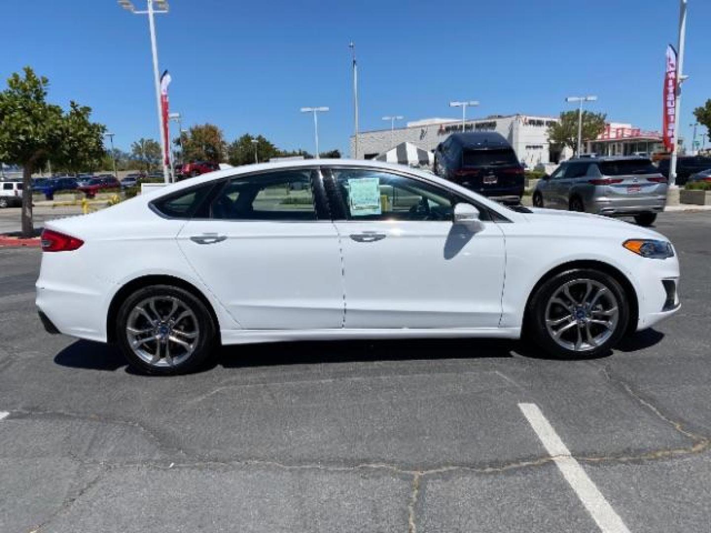 2020 WHITE Ford Fusion (3FA6P0CD6LR) with an 4-Cyl EcoBoost Turbo 1.5 Liter engine, Automatic 6-Spd w/SelectShift transmission, located at 412 Auto Vista Drive, Palmdale, CA, 93551, (661) 945-0620, 34.592636, -118.136681 - Photo#7