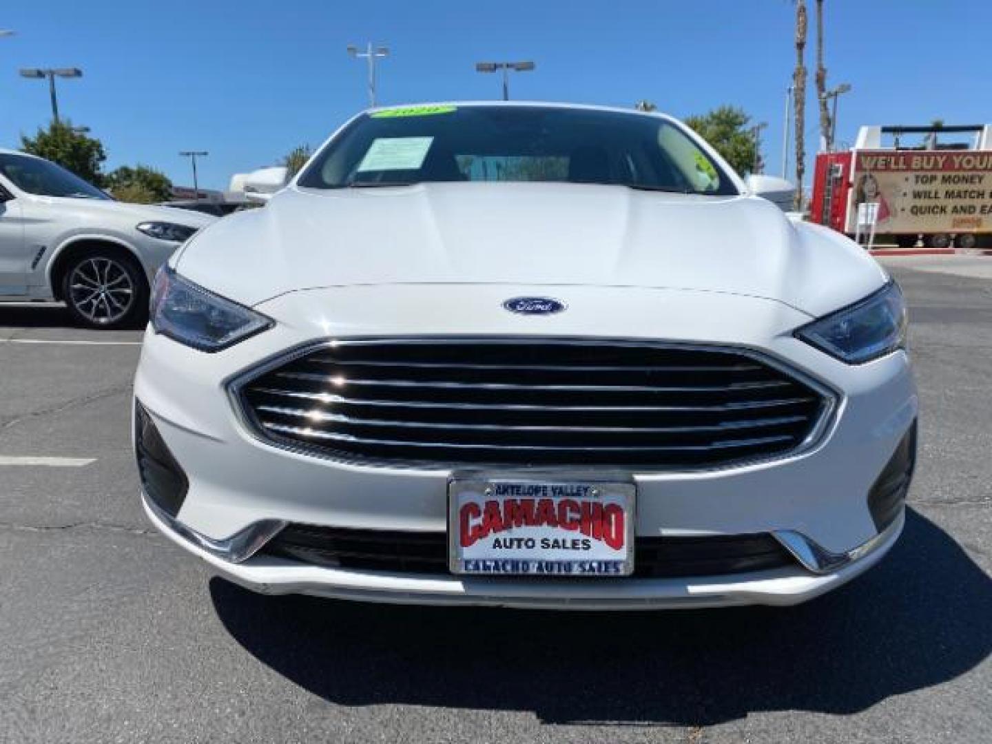 2020 WHITE Ford Fusion (3FA6P0CD6LR) with an 4-Cyl EcoBoost Turbo 1.5 Liter engine, Automatic 6-Spd w/SelectShift transmission, located at 412 Auto Vista Drive, Palmdale, CA, 93551, (661) 945-0620, 34.592636, -118.136681 - Photo#1