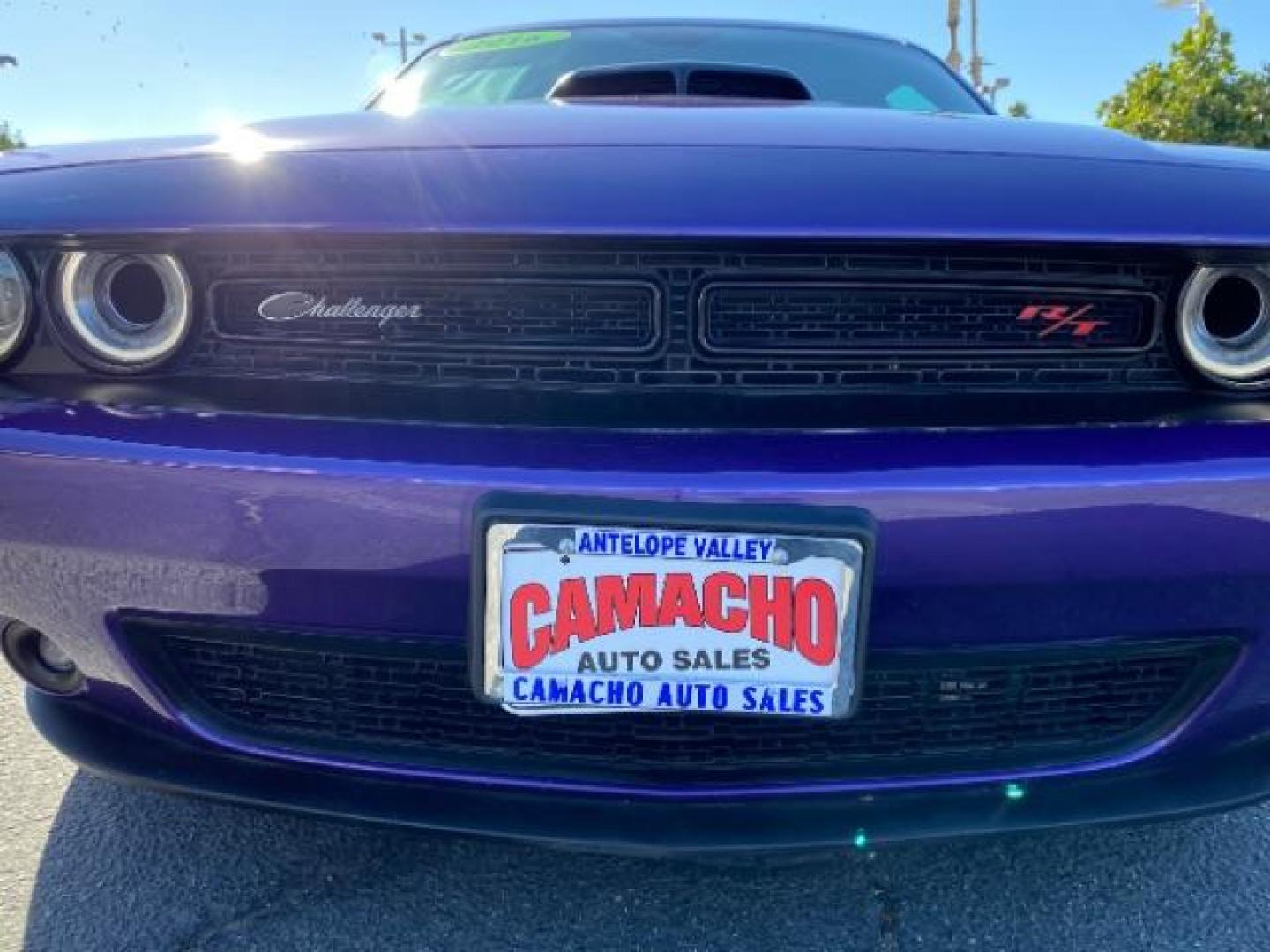 2016 PURPLE Dodge Challenger (2C3CDZBT0GH) with an V8 HEMI MDS 5.7 Liter engine, Automatic 8-Spd transmission, located at 412 Auto Vista Drive, Palmdale, CA, 93551, (661) 945-0620, 34.592636, -118.136681 - Photo#8