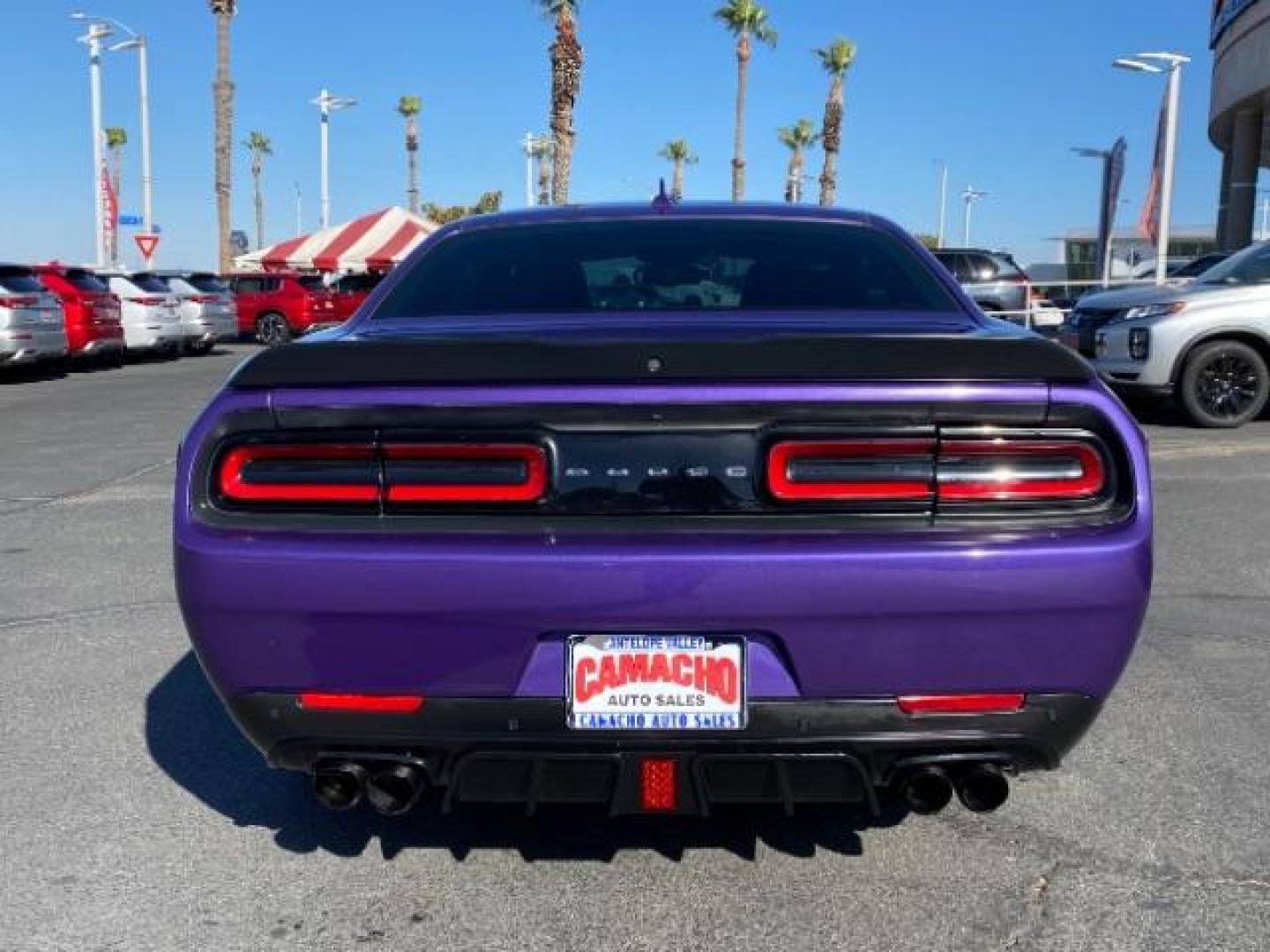 2016 PURPLE Dodge Challenger (2C3CDZBT0GH) with an V8 HEMI MDS 5.7 Liter engine, Automatic 8-Spd transmission, located at 412 Auto Vista Drive, Palmdale, CA, 93551, (661) 945-0620, 34.592636, -118.136681 - Photo#5