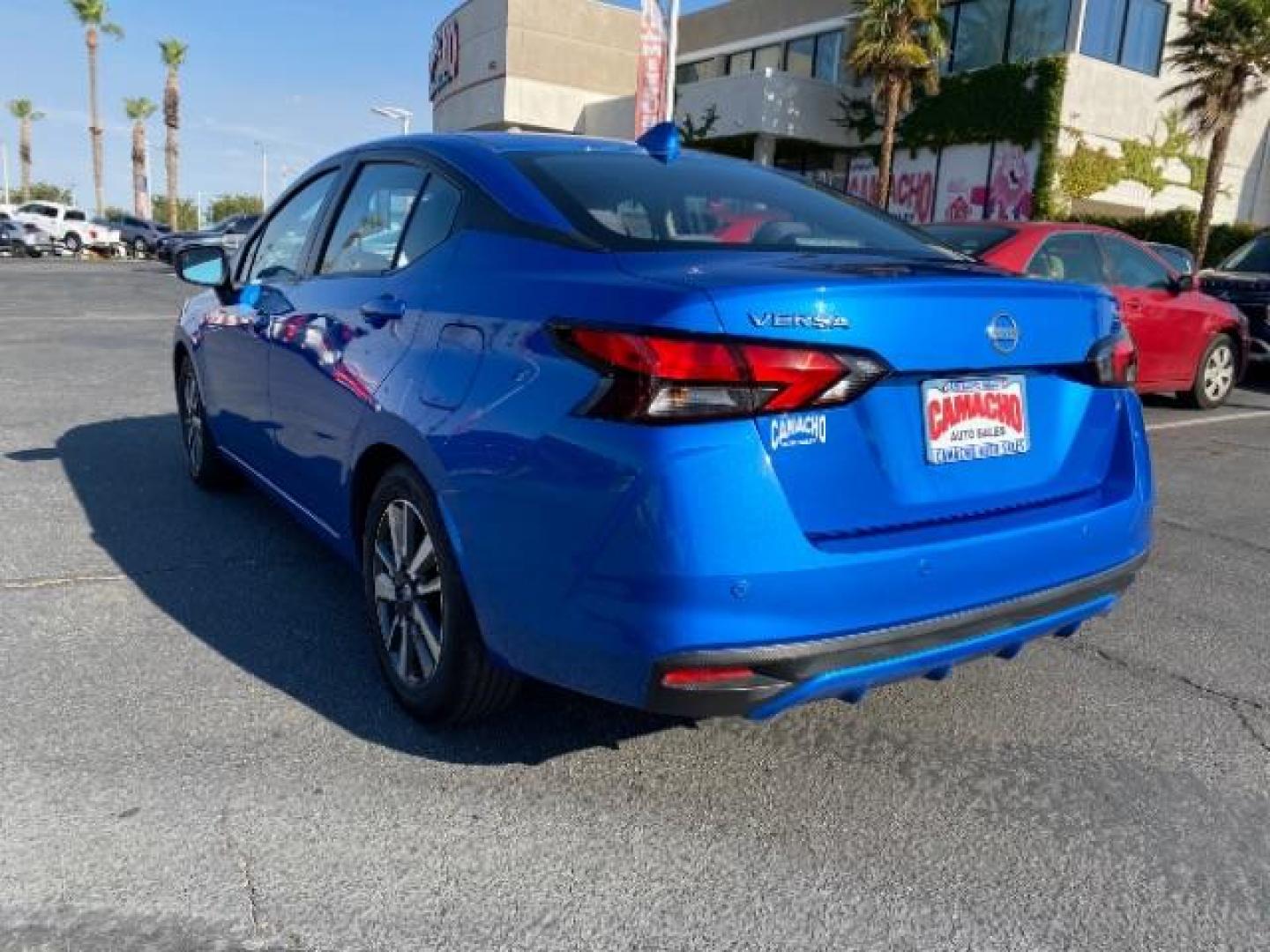 2021 BLUE Nissan Versa (3N1CN8EV9ML) with an 4-Cyl 1.6 Liter engine, Automatic CVT w/Xtronic transmission, located at 412 Auto Vista Drive, Palmdale, CA, 93551, (661) 945-0620, 34.592636, -118.136681 - Photo#4