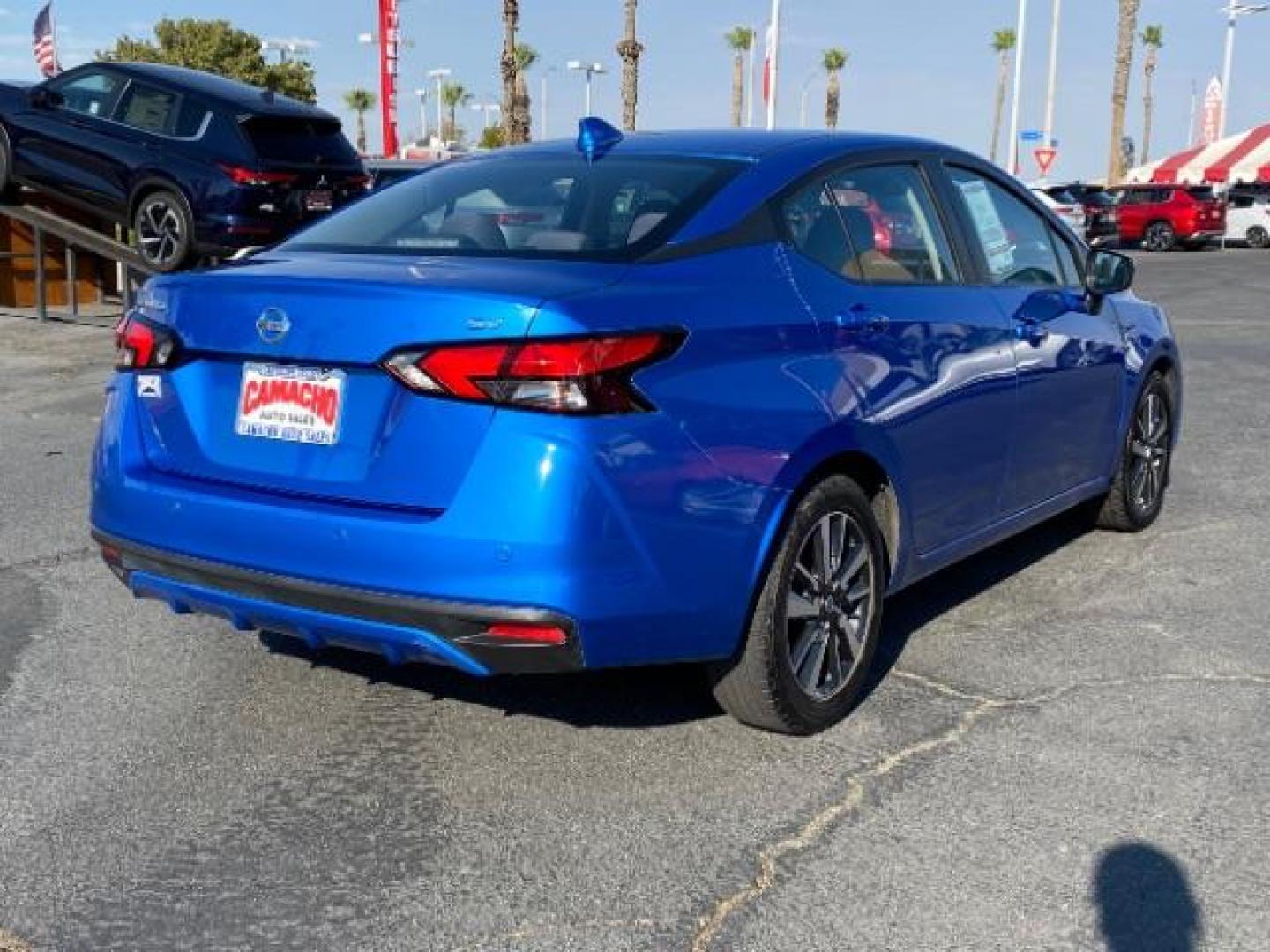 2021 BLUE Nissan Versa (3N1CN8EV9ML) with an 4-Cyl 1.6 Liter engine, Automatic CVT w/Xtronic transmission, located at 412 Auto Vista Drive, Palmdale, CA, 93551, (661) 945-0620, 34.592636, -118.136681 - Photo#41