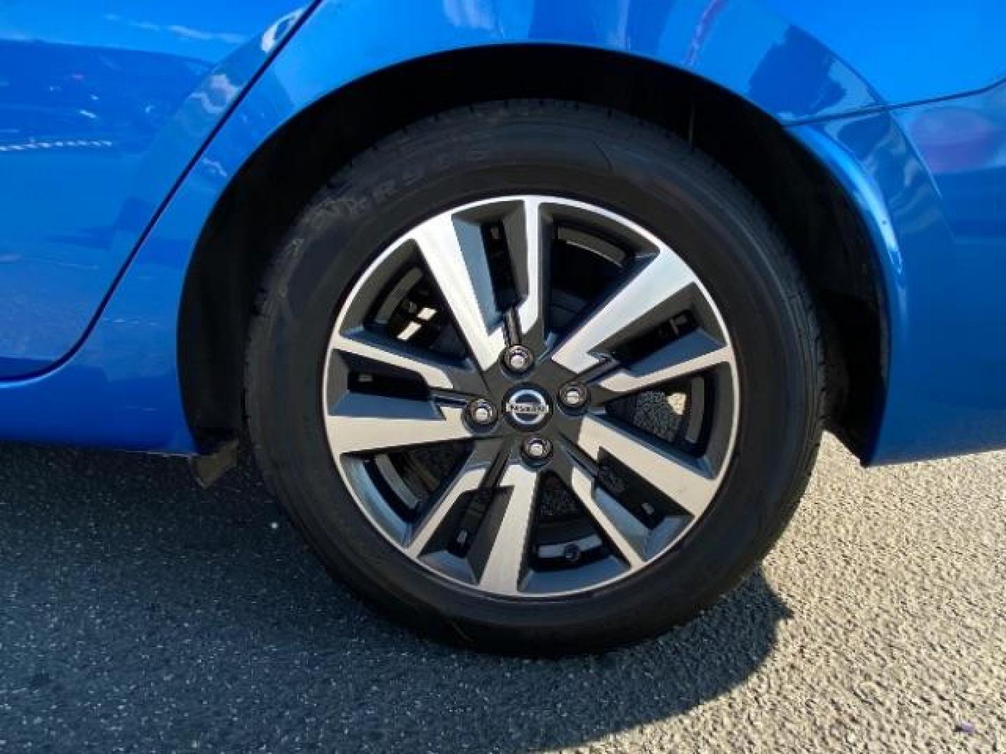 2021 BLUE Nissan Versa (3N1CN8EV9ML) with an 4-Cyl 1.6 Liter engine, Automatic CVT w/Xtronic transmission, located at 412 Auto Vista Drive, Palmdale, CA, 93551, (661) 945-0620, 34.592636, -118.136681 - Photo#44