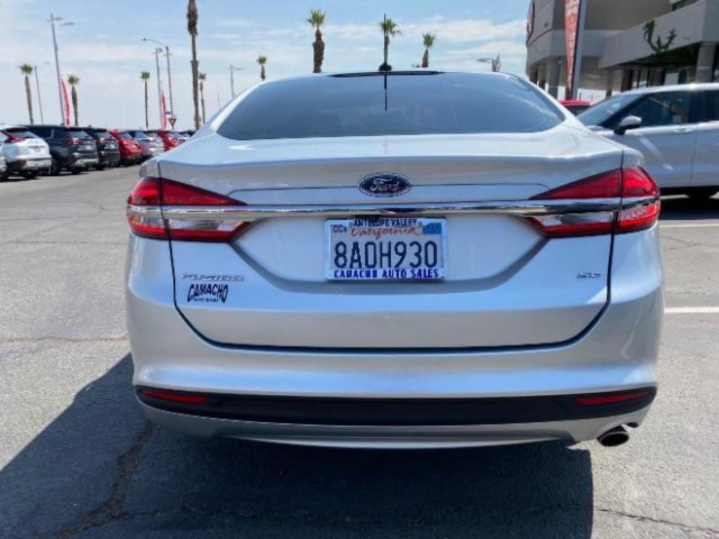 2017 SILVER Ford Fusion (3FA6P0H74HR) with an 4-Cyl 2.5 Liter engine, Auto 6-Spd SelectShift transmission, located at 412 Auto Vista Drive, Palmdale, CA, 93551, (661) 945-0620, 34.592636, -118.136681 - Photo#5