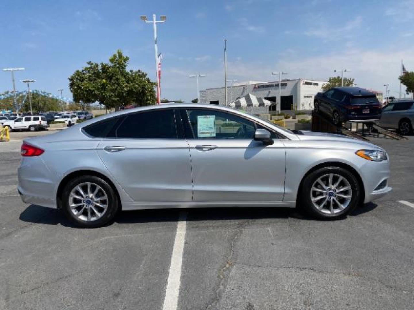 2017 SILVER Ford Fusion (3FA6P0H74HR) with an 4-Cyl 2.5 Liter engine, Auto 6-Spd SelectShift transmission, located at 412 Auto Vista Drive, Palmdale, CA, 93551, (661) 945-0620, 34.592636, -118.136681 - Photo#7