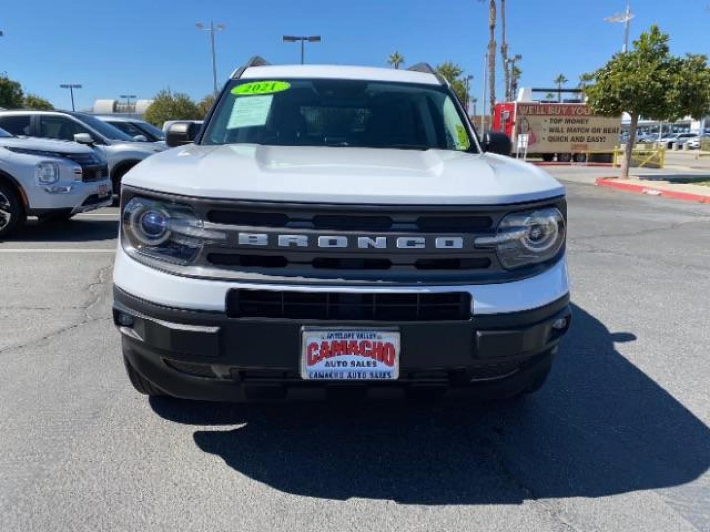 2021 WHITE Ford Bronco Sport (3FMCR9B69MR) with an 3-Cyl Turbo 1.5 Liter engine, Automatic 8-Spd transmission, located at 412 Auto Vista Drive, Palmdale, CA, 93551, (661) 945-0620, 34.592636, -118.136681 - Photo#1