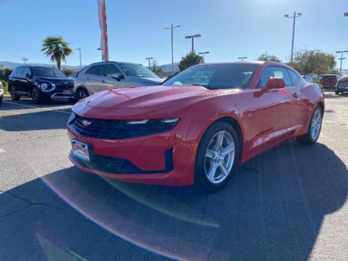 2021 RED Chevrolet Camaro (1G1FB1RS7M0) with an V6 3.6 Liter engine, Automatic transmission, located at 412 Auto Vista Drive, Palmdale, CA, 93551, (661) 945-0620, 34.592636, -118.136681 - Photo#2