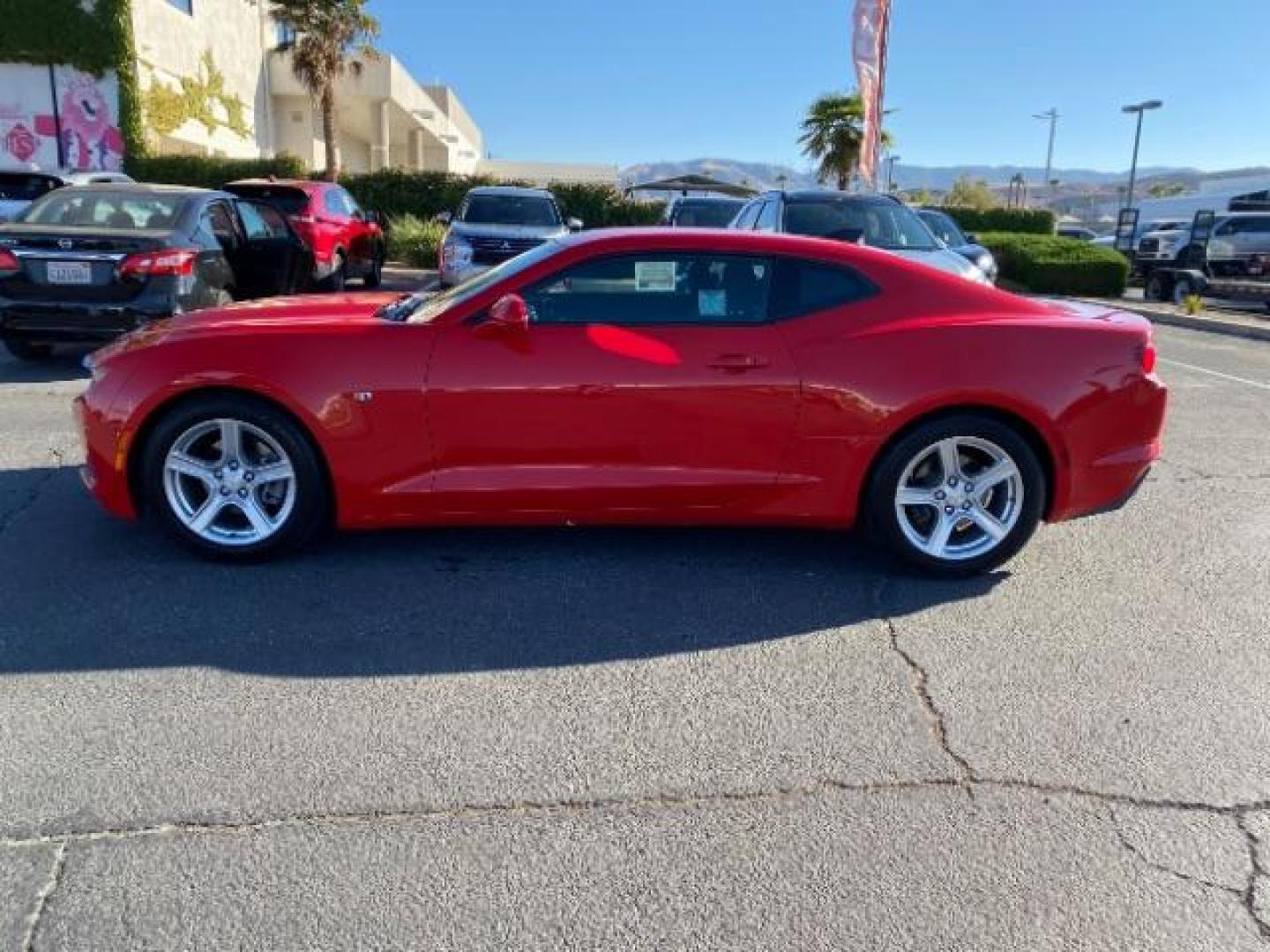 2021 RED Chevrolet Camaro (1G1FB1RS7M0) with an V6 3.6 Liter engine, Automatic transmission, located at 412 Auto Vista Drive, Palmdale, CA, 93551, (661) 945-0620, 34.592636, -118.136681 - Photo#3