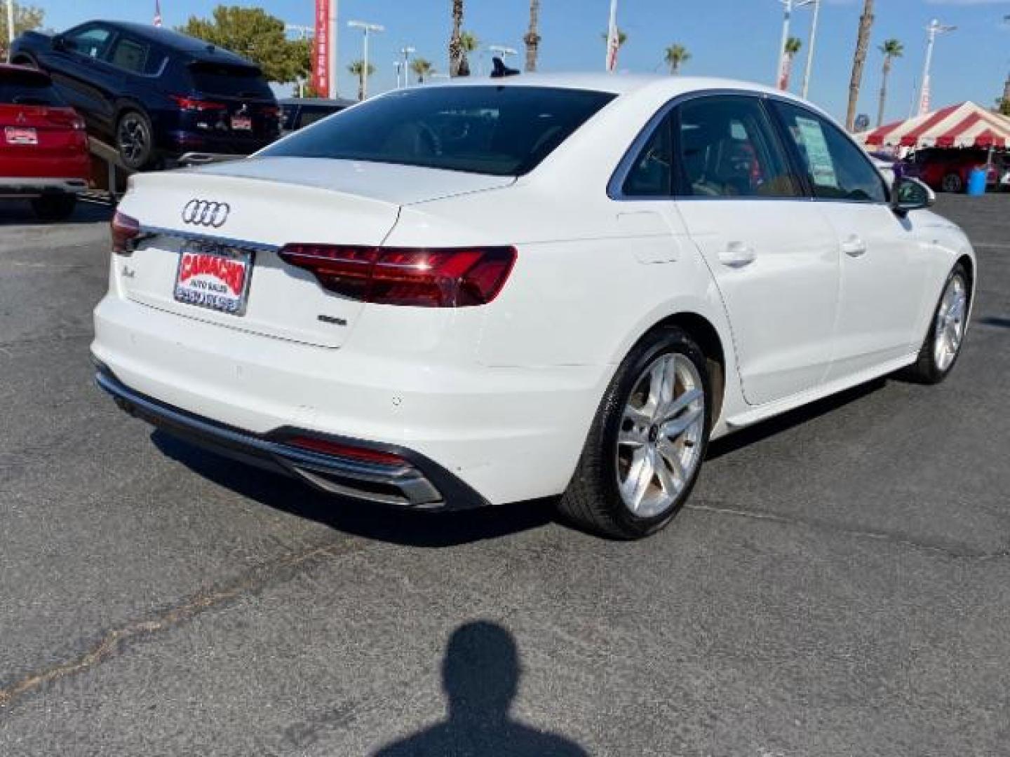 2023 WHITE Audi A4 Sedan (WAUEAAF40PA) with an 4-Cyl Turbo 2.0L Hybrid engine, Automatic 7-Spd S tronic Dual-Clutch transmission, located at 412 Auto Vista Drive, Palmdale, CA, 93551, (661) 945-0620, 34.592636, -118.136681 - Photo#6