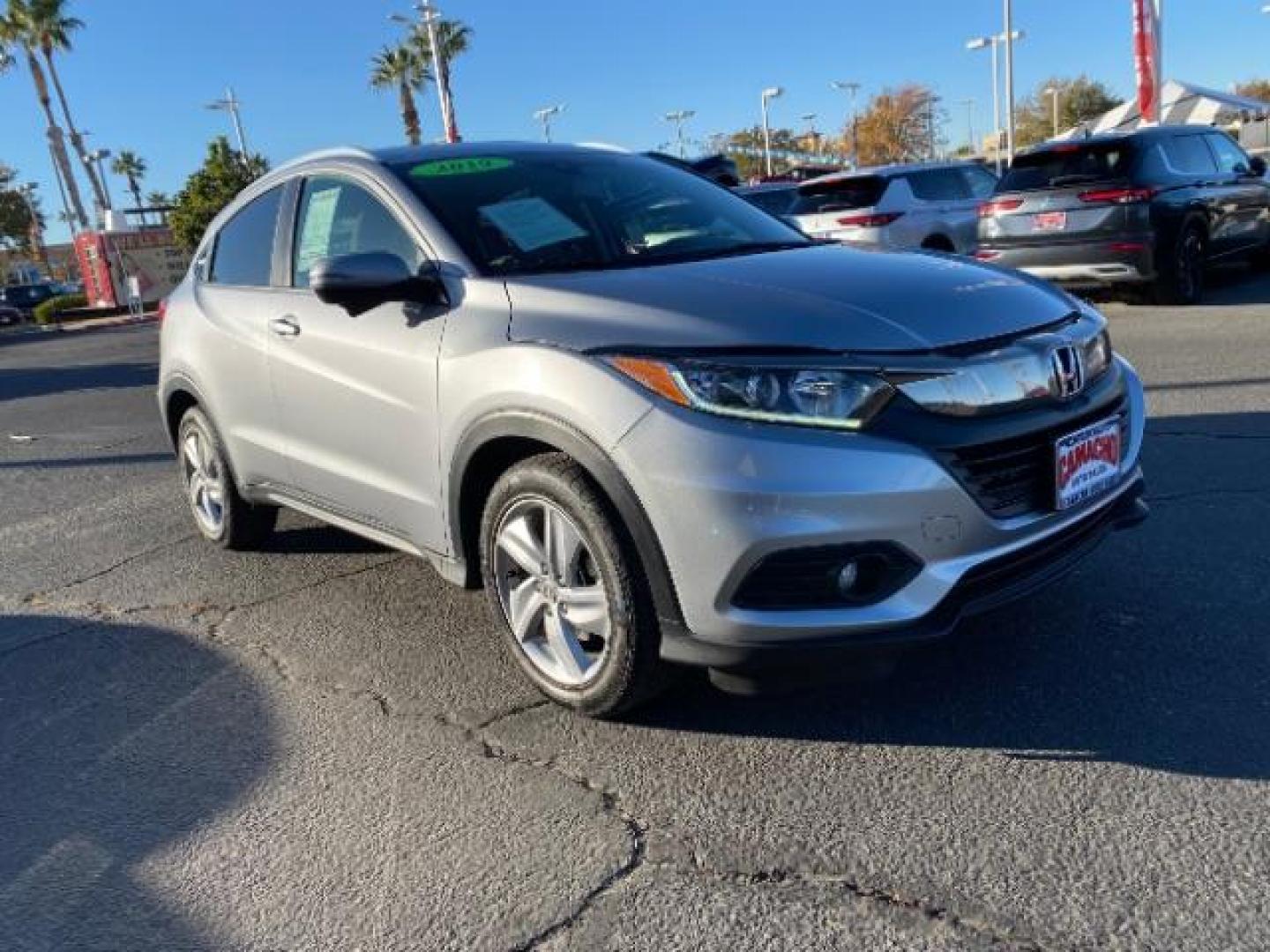 2019 GRAY Honda HR-V (3CZRU5H74KM) with an 4-Cyl i-VTEC 1.8 Liter engine, Automatic CVT w/Sport Mode transmission, located at 412 Auto Vista Drive, Palmdale, CA, 93551, (661) 945-0620, 34.592636, -118.136681 - Photo#0