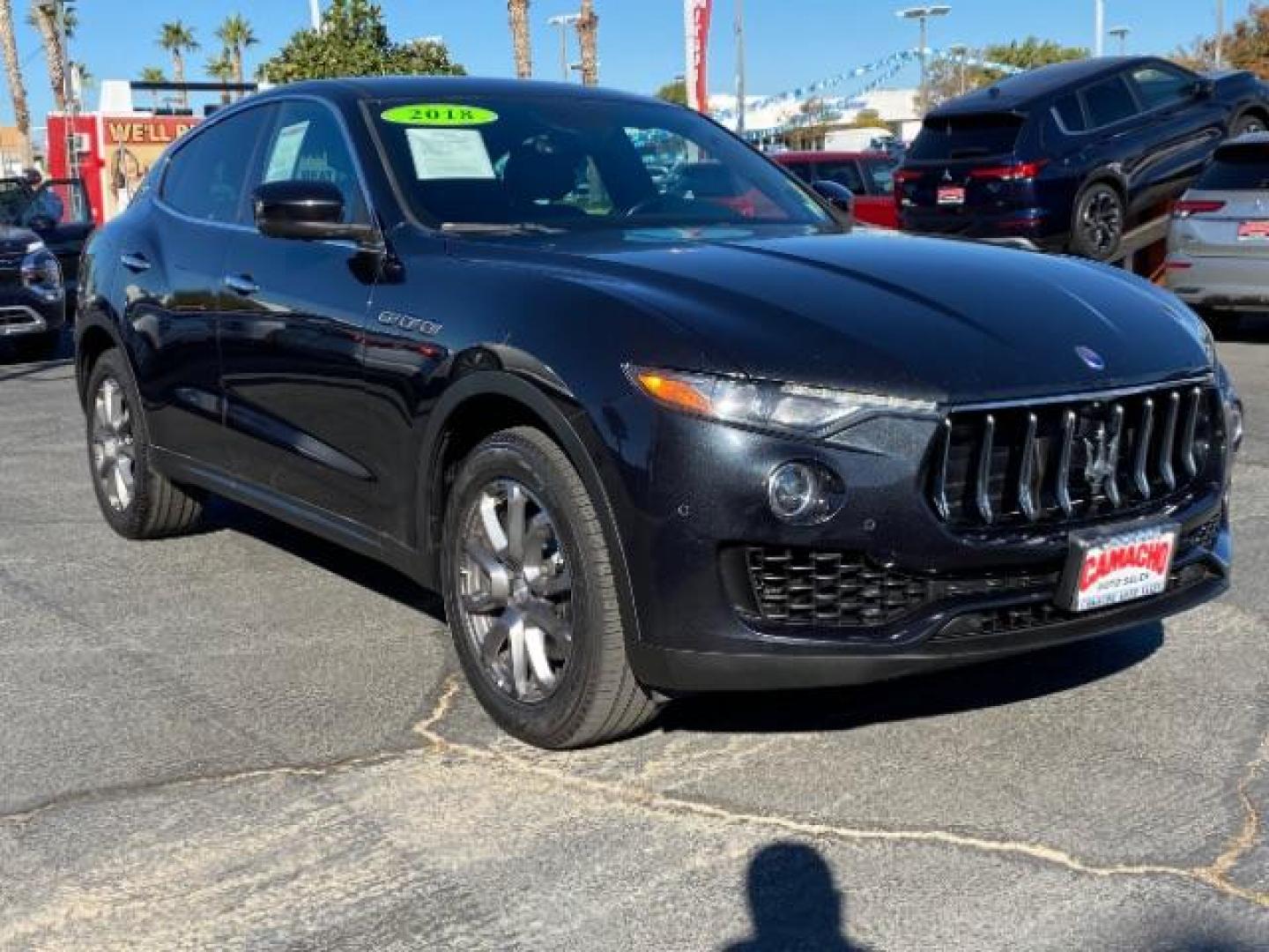 2018 BLACK Maserati Levante (ZN661XUA8JX) with an V6 Twin Turbo 3.0 Liter engine, Automatic 8-Spd w/Manual Mode transmission, located at 412 Auto Vista Drive, Palmdale, CA, 93551, (661) 945-0620, 34.592636, -118.136681 - Photo#0