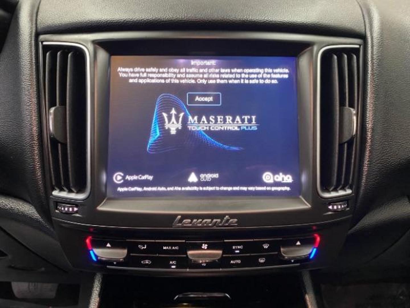 2018 BLACK Maserati Levante (ZN661XUA8JX) with an V6 Twin Turbo 3.0 Liter engine, Automatic 8-Spd w/Manual Mode transmission, located at 412 Auto Vista Drive, Palmdale, CA, 93551, (661) 945-0620, 34.592636, -118.136681 - Photo#17