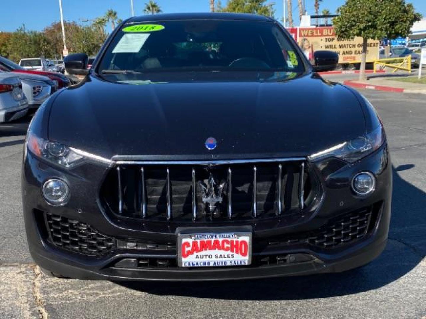 2018 BLACK Maserati Levante (ZN661XUA8JX) with an V6 Twin Turbo 3.0 Liter engine, Automatic 8-Spd w/Manual Mode transmission, located at 412 Auto Vista Drive, Palmdale, CA, 93551, (661) 945-0620, 34.592636, -118.136681 - Photo#1