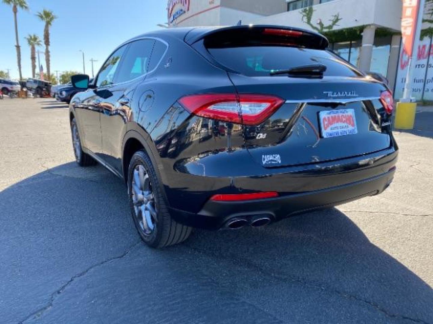 2018 BLACK Maserati Levante (ZN661XUA8JX) with an V6 Twin Turbo 3.0 Liter engine, Automatic 8-Spd w/Manual Mode transmission, located at 412 Auto Vista Drive, Palmdale, CA, 93551, (661) 945-0620, 34.592636, -118.136681 - Photo#4