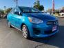 2019 BLUE Mitsubishi Mirage G4 (ML32F3FJ6KH) with an 3-Cyl 1.2 Liter engine, Automatic CVT transmission, located at 412 Auto Vista Drive, Palmdale, CA, 93551, (661) 945-0620, 34.592636, -118.136681 - Photo#0