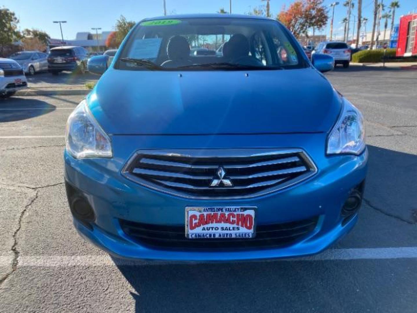 2019 BLUE Mitsubishi Mirage G4 (ML32F3FJ6KH) with an 3-Cyl 1.2 Liter engine, Automatic CVT transmission, located at 412 Auto Vista Drive, Palmdale, CA, 93551, (661) 945-0620, 34.592636, -118.136681 - Photo#16