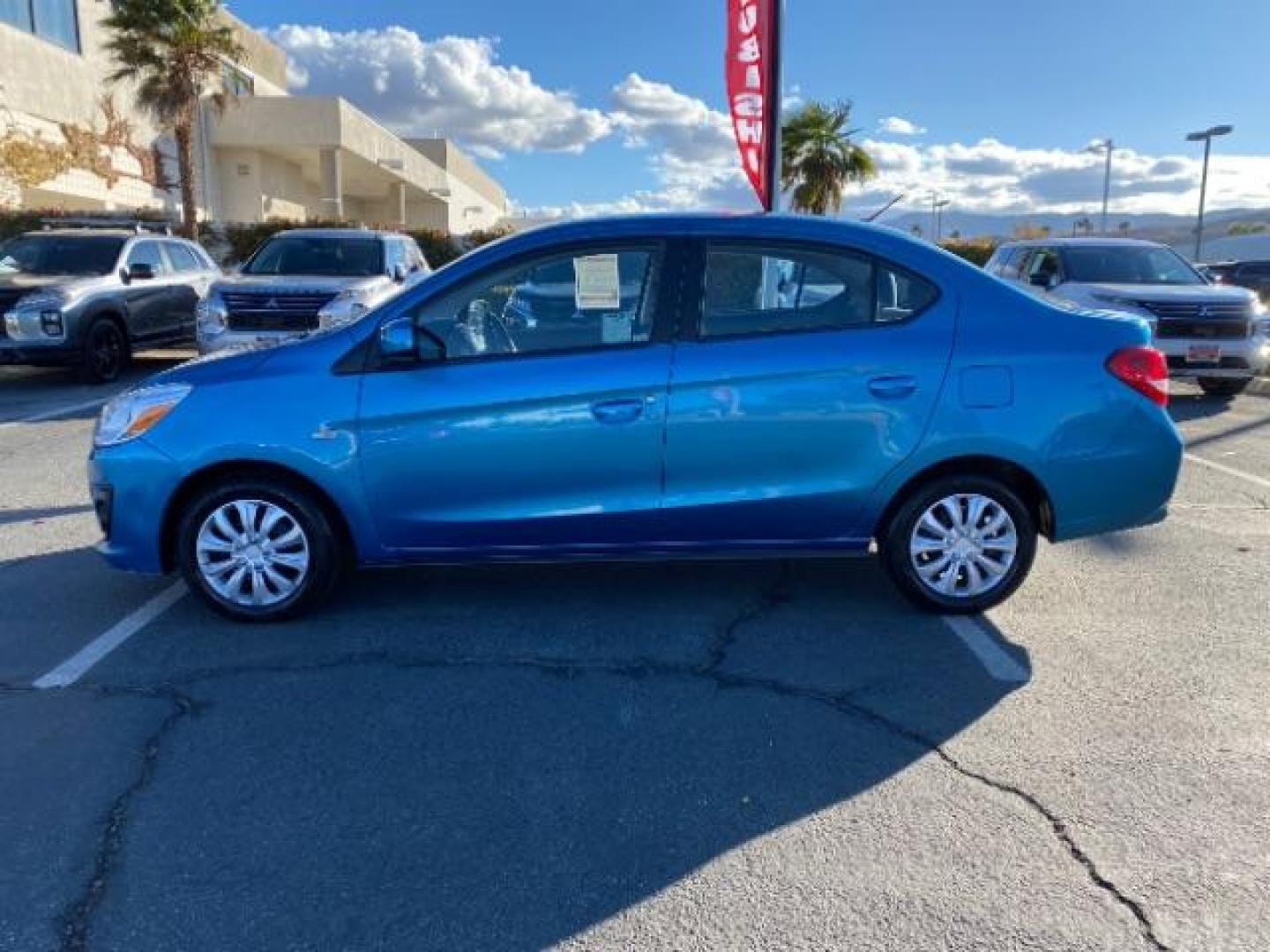 2019 BLUE Mitsubishi Mirage G4 (ML32F3FJ6KH) with an 3-Cyl 1.2 Liter engine, Automatic CVT transmission, located at 412 Auto Vista Drive, Palmdale, CA, 93551, (661) 945-0620, 34.592636, -118.136681 - Photo#18