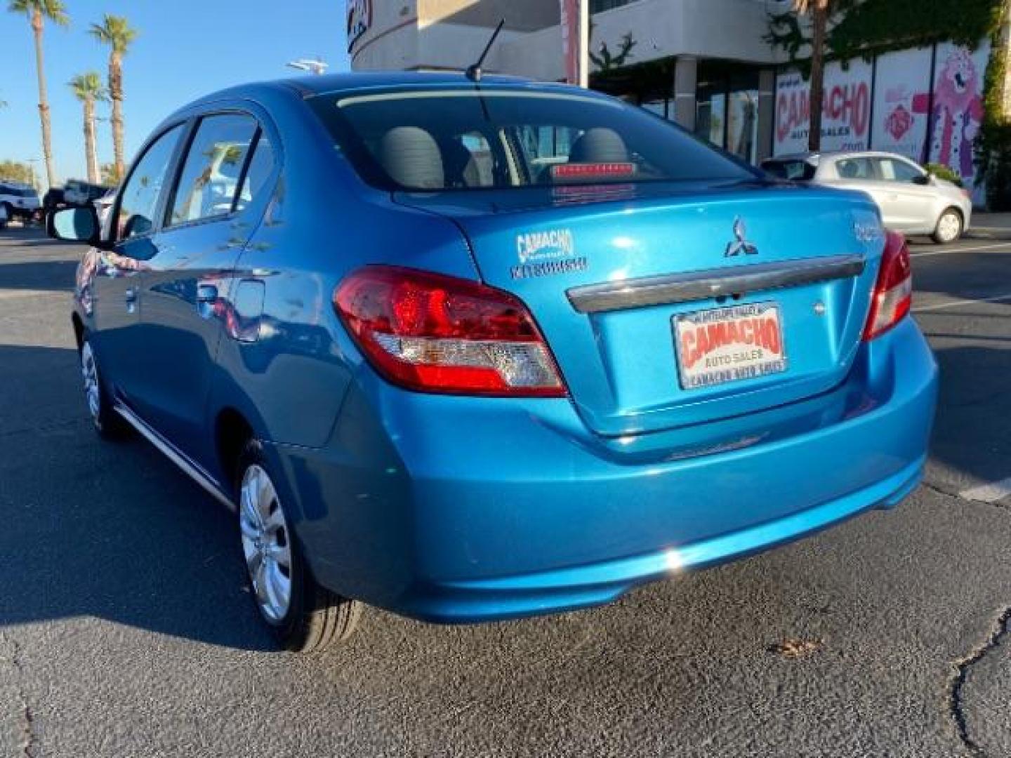 2019 BLUE Mitsubishi Mirage G4 (ML32F3FJ6KH) with an 3-Cyl 1.2 Liter engine, Automatic CVT transmission, located at 412 Auto Vista Drive, Palmdale, CA, 93551, (661) 945-0620, 34.592636, -118.136681 - Photo#4